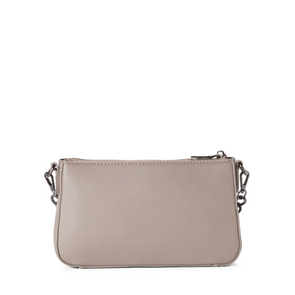 JORDAN Vegan Crossbody Bag - Stone Grey