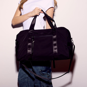 SERENA Nylon Weekender - Black