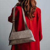 SOPHIA sac à épaule baguette, vegan - Sable