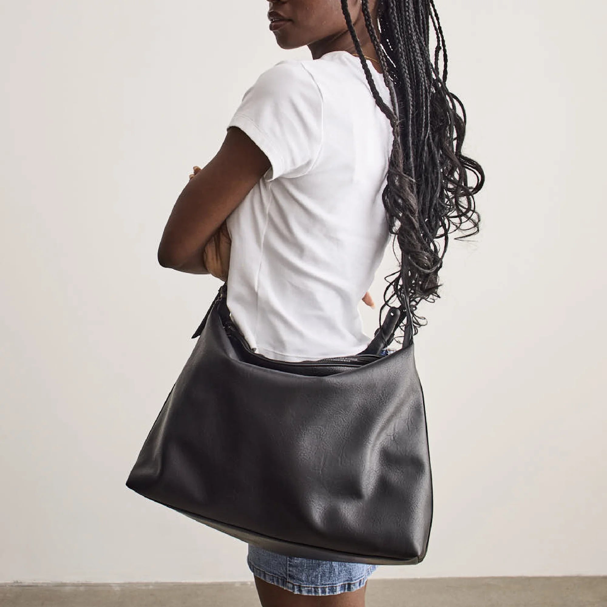 Sac à bandoulière VALERIE vegan - Noir